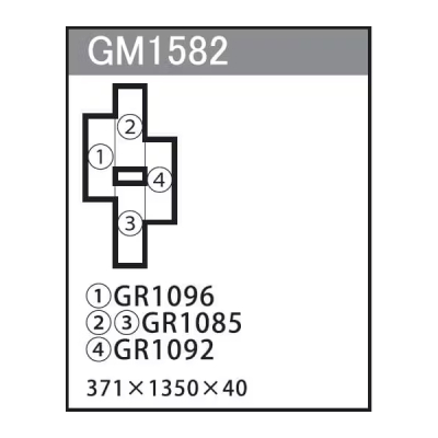 GM1582 gݍ킹O[ 4A