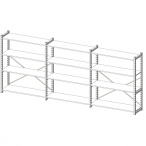 S-RACKZbg 3A9040 TCht[4 ؒI12 W2,748~H1,480mm s400mm ubN